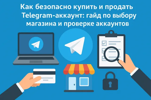 Как безопасно купить и продать Telegram-аккаунт: гайд по выбору магазина и проверке аккаунтов